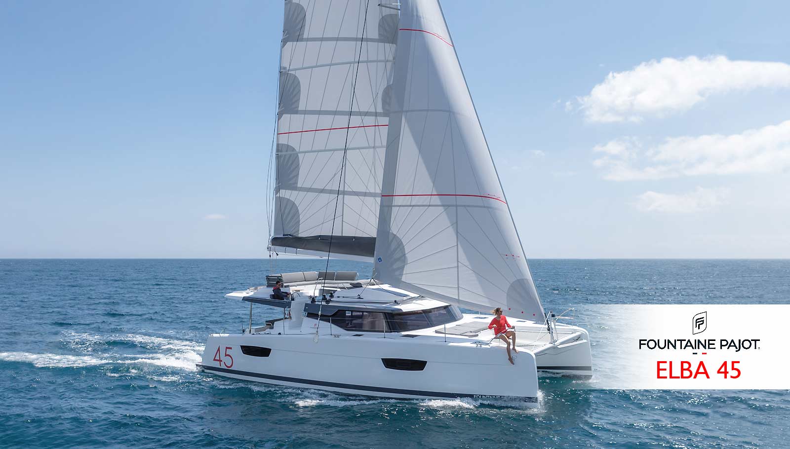 Catamaran Fountaine Pajot : ELBA 45 available spring 2024