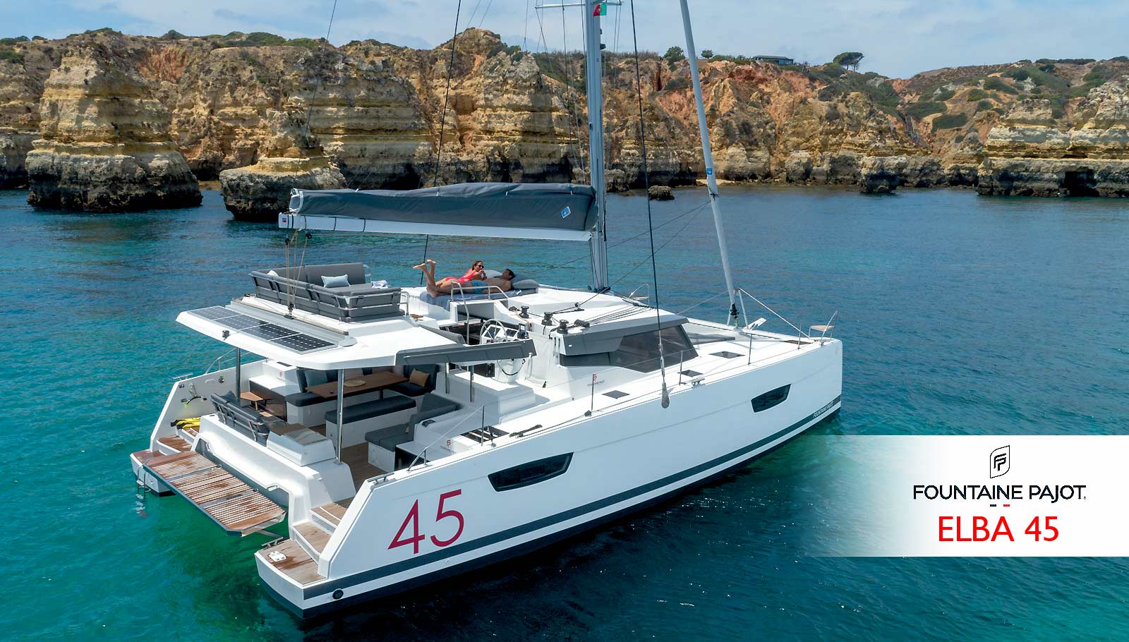 Catamaran Fountaine Pajot : ELBA 45 disponible printemps 2024