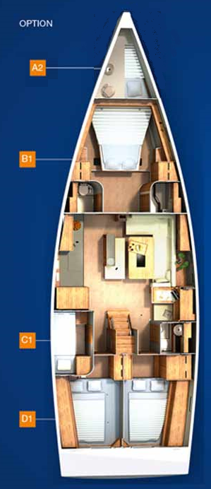Hanse 505 monohull sailboat from 2016 for sale
