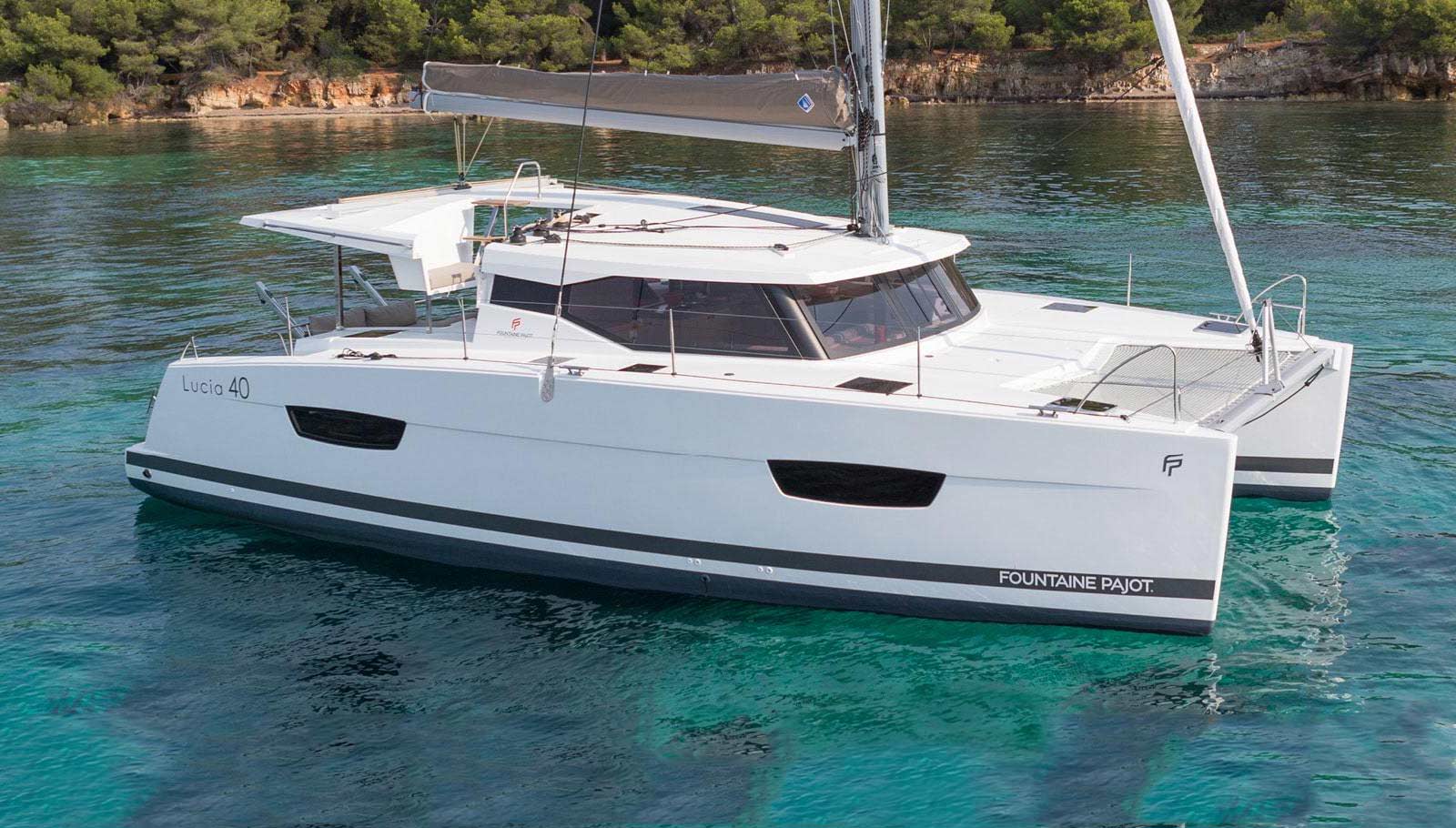 LUCIA 40 catamaranowner version for hire Gulf St-Tropez