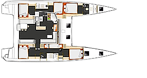 Location catamaran EOS 54