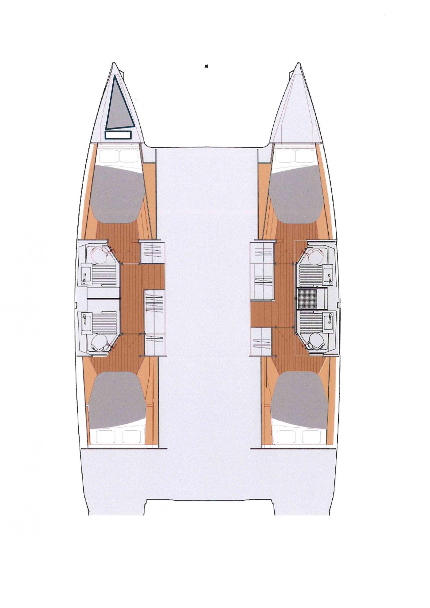 Sailing catamaran ASTREA 42 Fountaine Pajot Price 420 000 € TTC