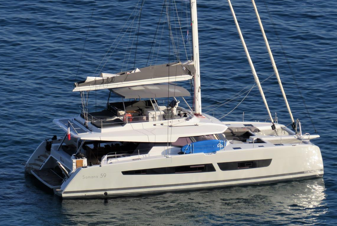 Fountaine Pajot Catamaran Rental: Samana 59 