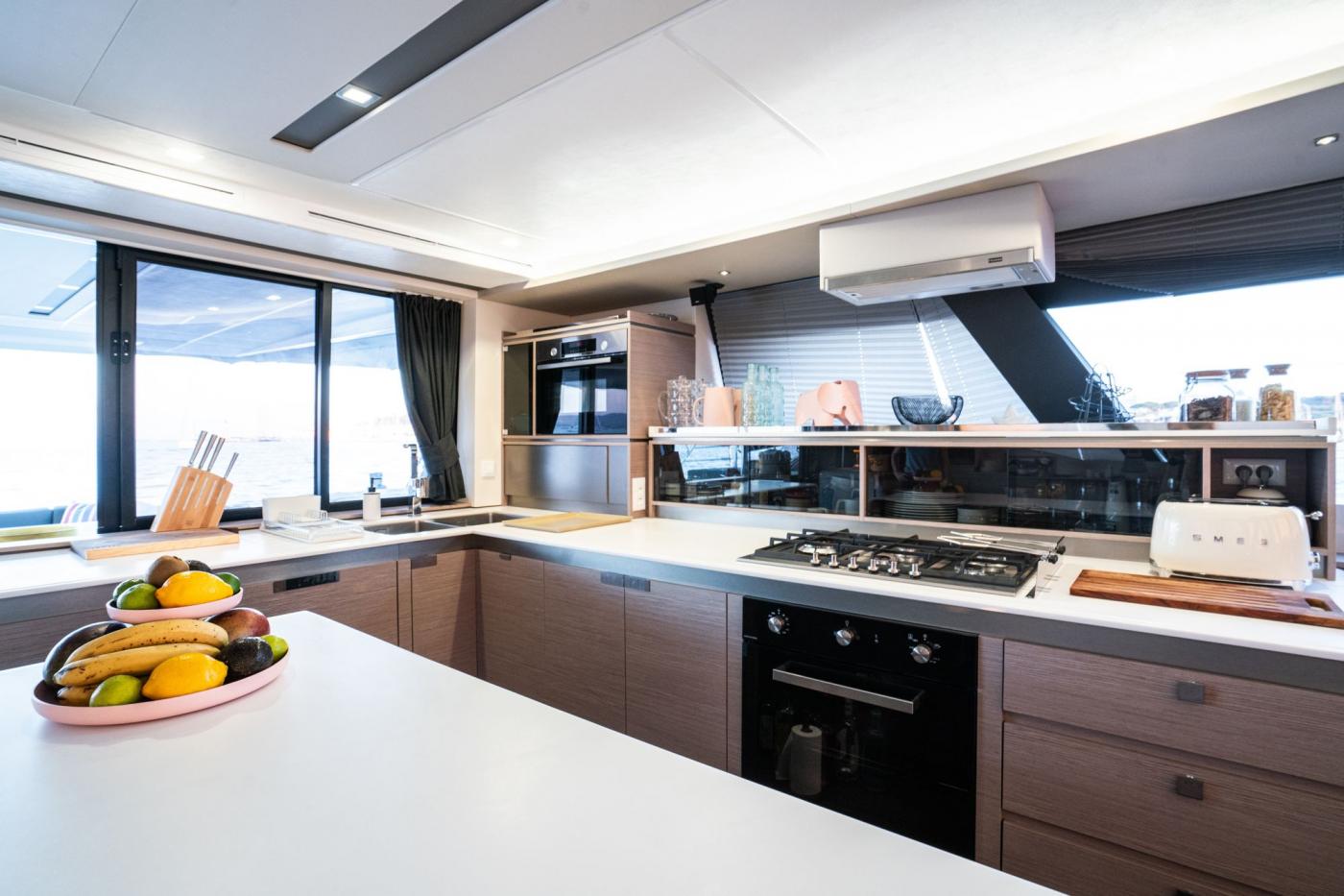 Fountaine Pajot Catamaran Rental: Samana 59 crew included